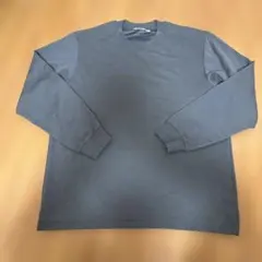 UNIQLO U クルーネック長袖Tシャツ カーキ M