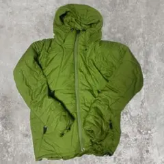 緑 ダウン ジャケット フード ドローコード y2k archive
