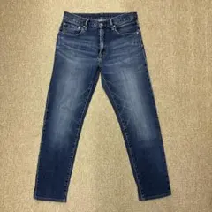 GU ストレッチ 細めストレートジーンズ ３１インチ