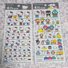 サンリオ☆4サイズステッカー 2種セット