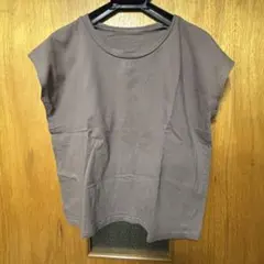 《No.124》GRL ブラウン ノースリーブ トップス