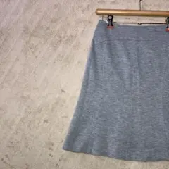 UNTITLED アンタイトル ひざ丈スカート 0(XS)グレー シンプル