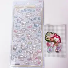 ボンボンドロップシール シナモン サンリオ おはじきシール おまけ