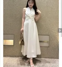 anuans ツイストギャザーワンピース⋈﻿