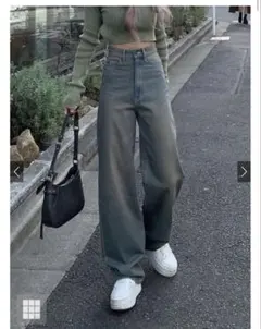 グレイル/ワイドデニムパンツ[qu68]