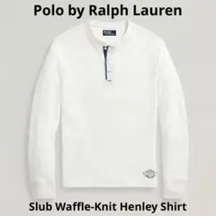 【美品】Polo by Ralph Lauren スラブワッフルニット ヘンリー
