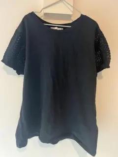 ZARA ブラック Tシャツ レーススリーブ