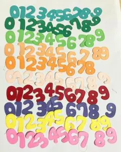 アルバム飾り　数字　即購入可能（＾_＾）