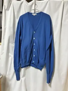 JOHN SMEDLEY シーアイランド コットン カーディガン ブルーのサムネイル