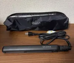 SALONIA サロニア ストレートアイロン SL-004S 24mm ブラック