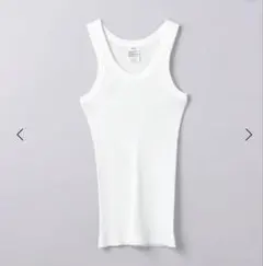 新品未使用 HYKE ホワイト アシンメトリック タンクトップ 新品未使用 HYKE ホワイト アシンメトリック タンクトップ