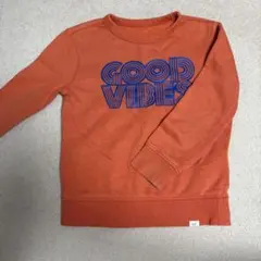 GAP GOOD VIBES トレーナー オレンジ