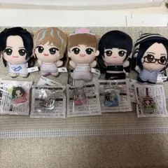 LE SSERAFIM CRAZY ちびぐるみ アクリルバッジ 全5種セット