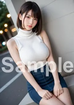 AI 美女 A4ポスター かわいい 美人 生写真 OL グラビア c050724 - メルカリ