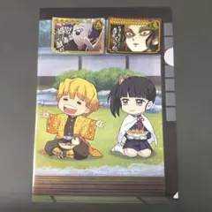 鬼滅の刃 銀だこコラボ カード2枚&クリアファイル セット
