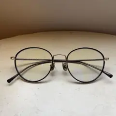 JINSジンズ　ラウンド　メガネ　クラシックオーバル型メタル眼鏡　アイウェア