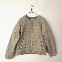 DANTON ダントン クルーネックインナーダウンベージュ 36