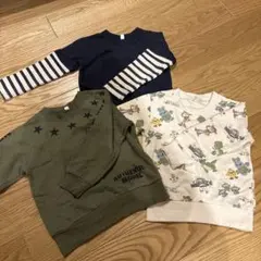 100㎝　トレーナー　３枚セット