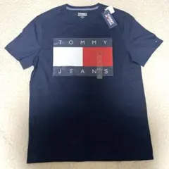【新品未使用】TOMMY JEANS Tシャツ　半袖　ネイビー　Mのサムネイル