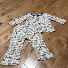車柄 100cm 長袖パジャマ