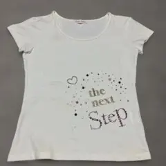 Pinky Girls ラインストーン Tシャツ ホワイトのサムネイル
