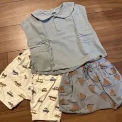 tete a tete トップス ショートパンツ 3点セット 90 95