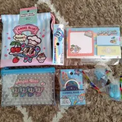 セリアAngel Blue ポーチセット