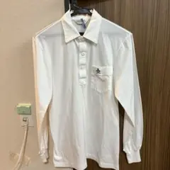 【美品 】マンシングウェア 長袖ポロシャツ S クリーニング済み