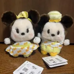 【最安】ディズニーストア　二子玉川限定　うるぽちゃちゃん　ミッキー　ミニーのサムネイル