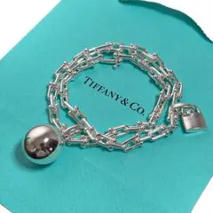 Tiffany&Co.ティファニー ハードウェア スモールラップ ブレスレットL 