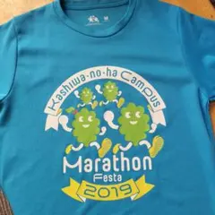 マラソンTシャツ 柏の葉キャンパスマラソンフェスタ 2019 男女兼用Mサイズ