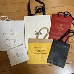 デコルテ　DECORTE ショッパー2枚＋他ブランド4枚セット