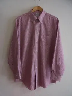 ブルックスブラザーズ ストライプ ボタンダウン 長袖 シャツ 17-34