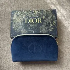 新品未使用　DIOR ポーチ　ネイビー　ノベルティ 限定 非売品　箱無し