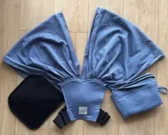 スモルビ　メッシュ抱っこひも 青ブルーグレーのサムネイル