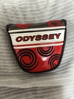 ODYSSEY パター用ヘッドカバー 赤黒