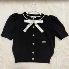 bibiy LILY RIBBON CARDIGAN - メルカリ