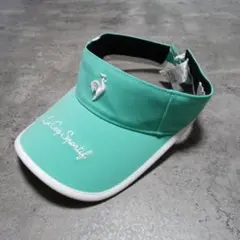 Le Coq Sportif ペパーミント グリーン バイザー