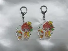 カラフルピーチ　じゃぱぱ　サンリオコラボ　アクリルキーホルダー