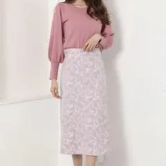 rienda ペイズリー柄スカート　Mサイズ　タイトスカート　フレアスカート