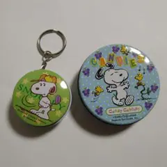 スヌーピー 缶 ケース 2個セット レトロ