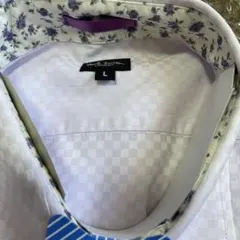 ポールスミス》未使用 マルチ刺繍入 配色切替 ジャカードメッシュ 