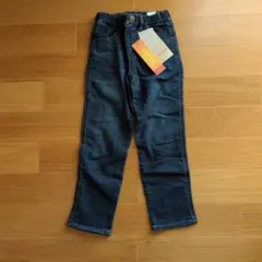 peda & mada デニム　裏シャギーパンツ 　裏起毛120　新品タグ付き