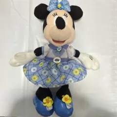 ぬいぐるみバッジ ミニー Disney Blue Ever After