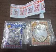 サンリオキャラクターズシャカシャカフレークシール風チャーム　ペックル、プリン