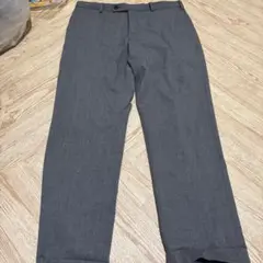ユニクロ　ストレッチウールスリムフィットパンツ　グレー　82