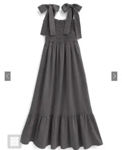 GRL ショルダーリボンティアードワンピース　pp148a