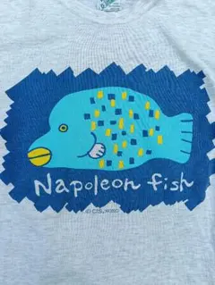90s USA Napoleon fish vintage t shirtのサムネイル
