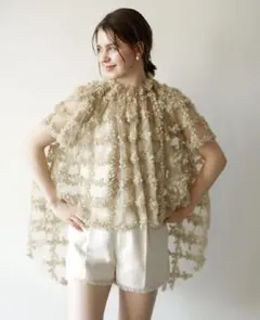 新品AcKa. airy sheer blouse ブラウスシアートップス未着用 - メルカリ