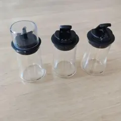 iwaki 調味料入れ 3点セット 醤油差し 塩コショウ入れのサムネイル